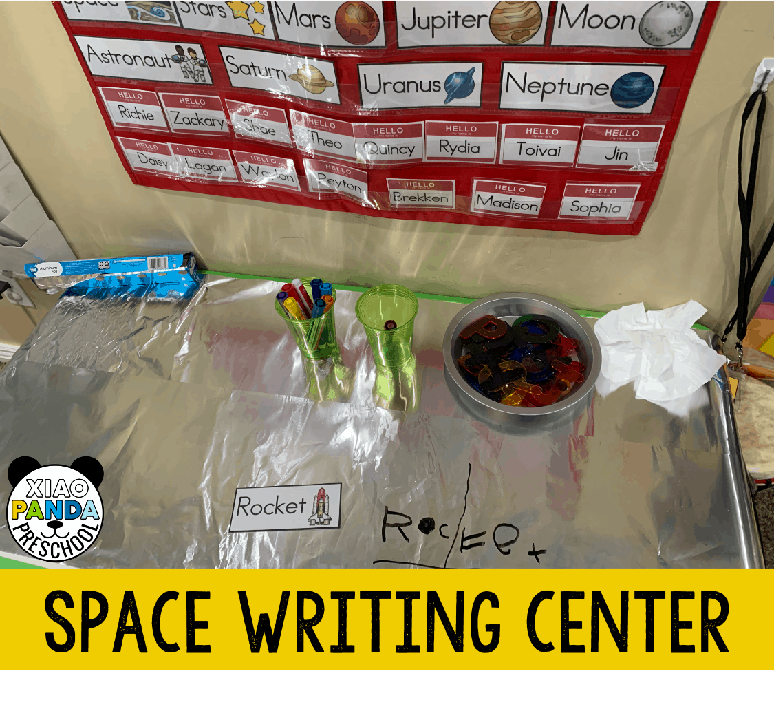 creative writing space theme