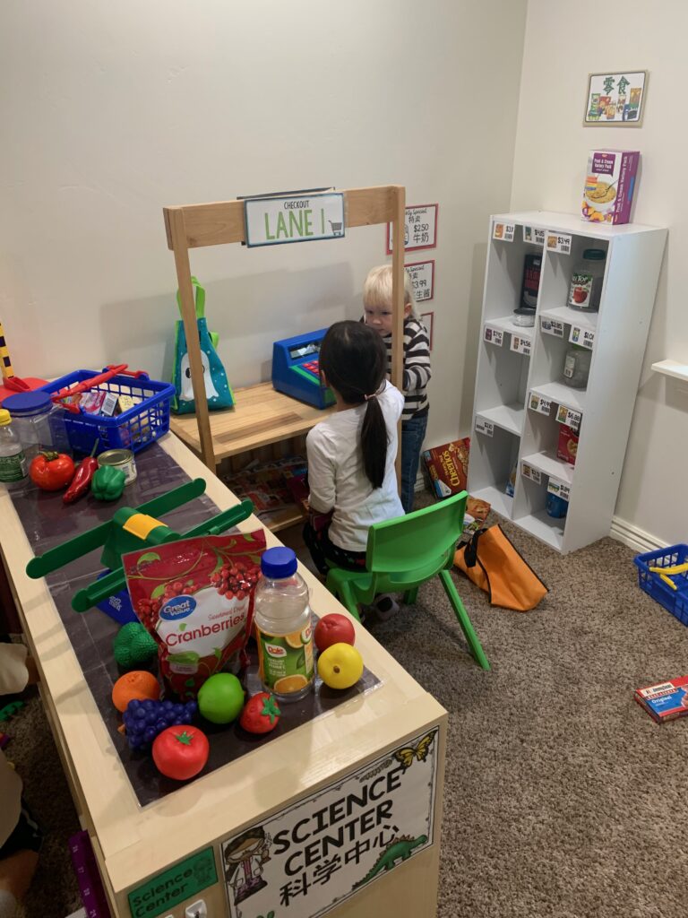 The Benefits of Pretend Play and How to Set Up a Dramatic Play Grocery Store Xiao Panda Preschool